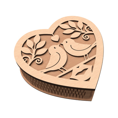 Cajas con forma de Corazón - San Valentín