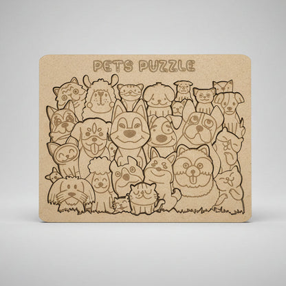 Puzles 2D - Mascotas - Modelo 1