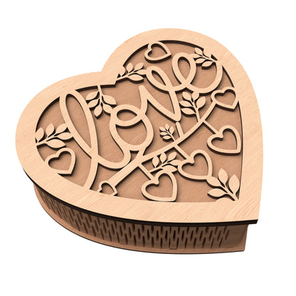Cajas con forma de Corazón - San Valentín