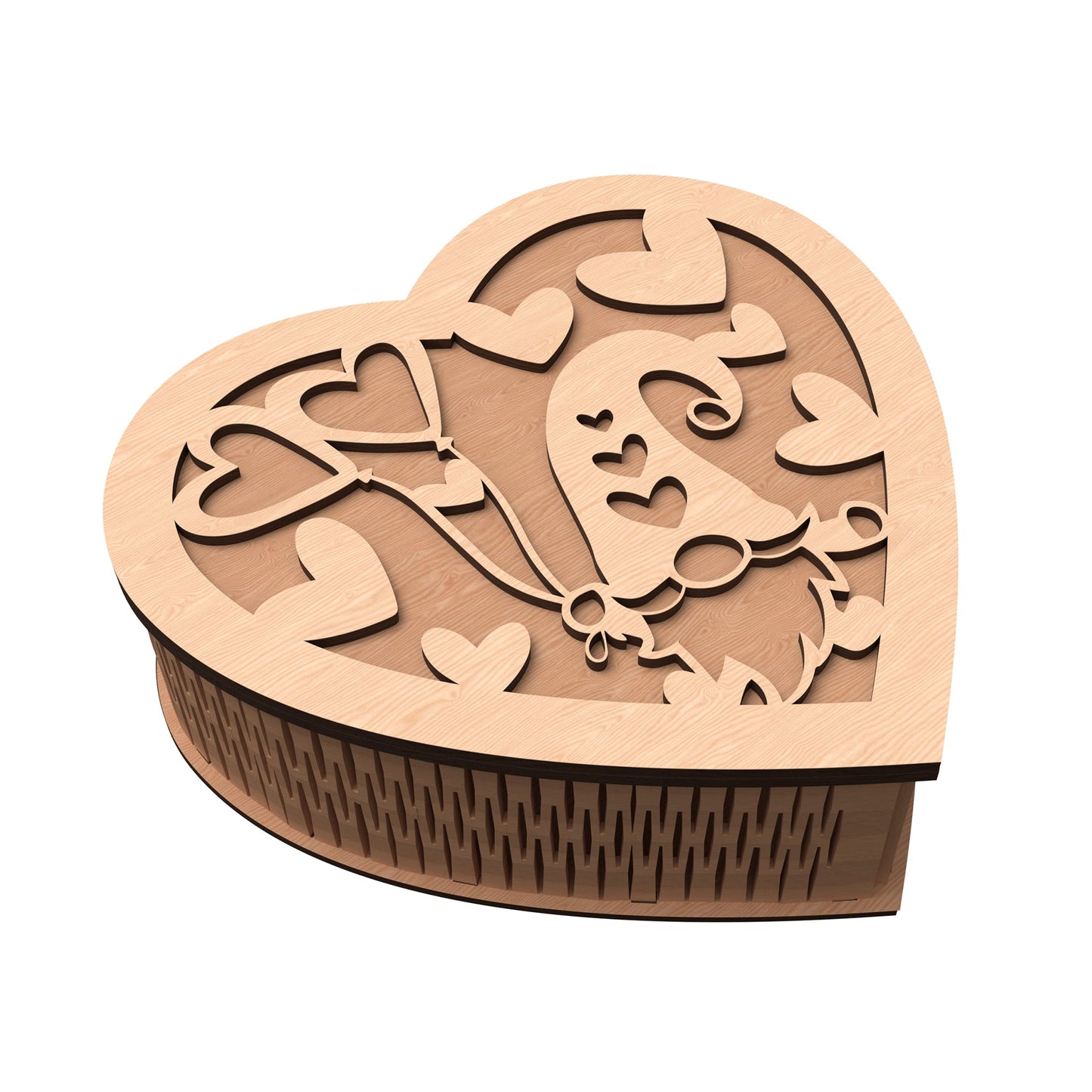 Cajas con forma de Corazón - San Valentín