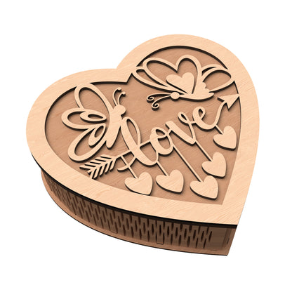 Cajas con forma de Corazón - San Valentín