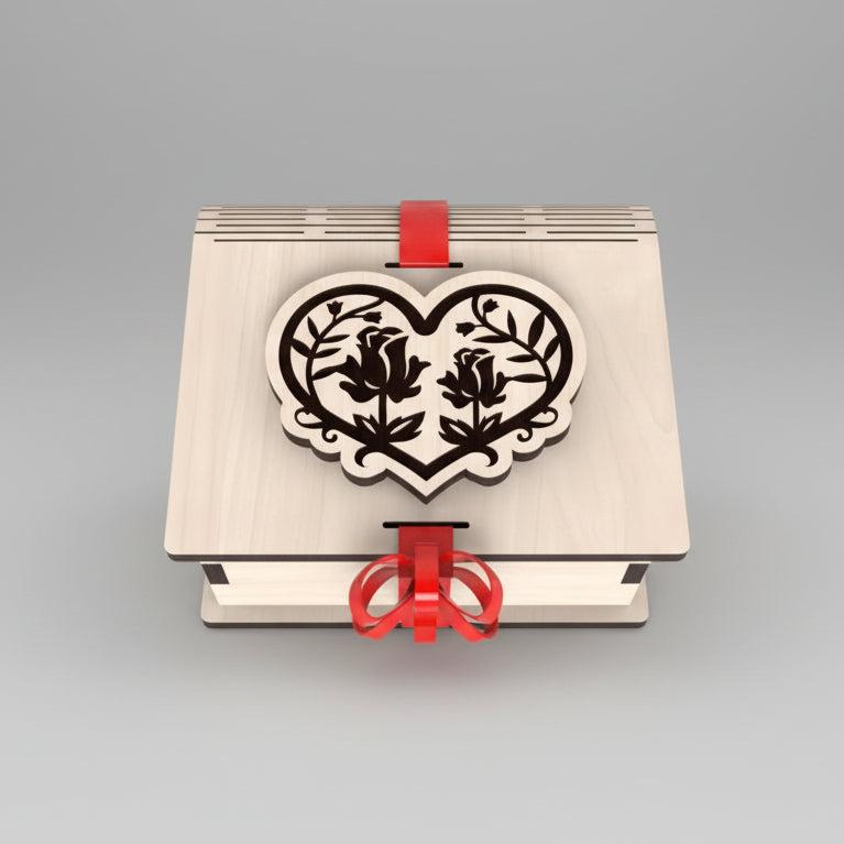 Caja de regalo en forma de libro