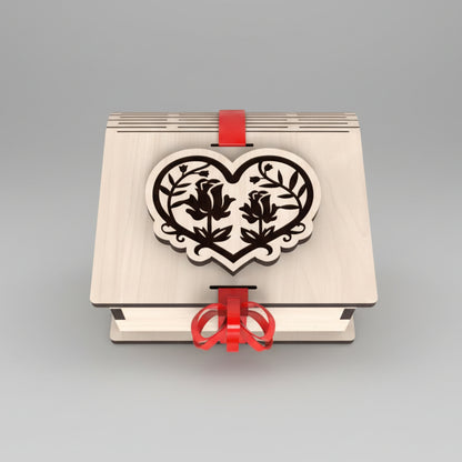 Caja de regalo en forma de libro