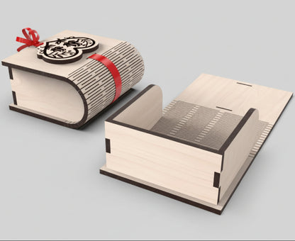 Caja de regalo en forma de libro