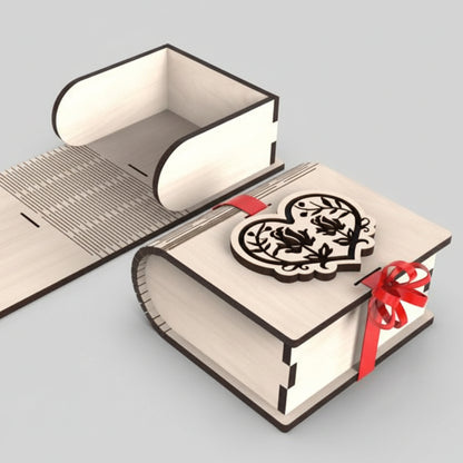 Caja de regalo en forma de libro