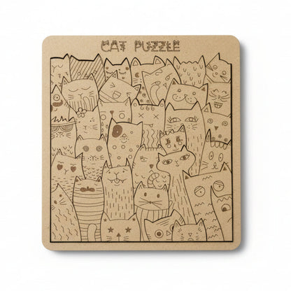 Puzles 2D - Gatos - Modelo 1