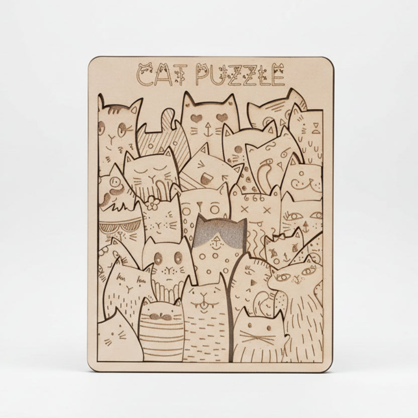 Puzles 2D - Gatos - Modelo 2