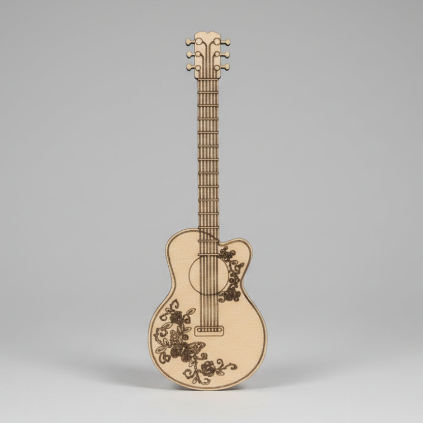Guitarras decorativas porta-púas