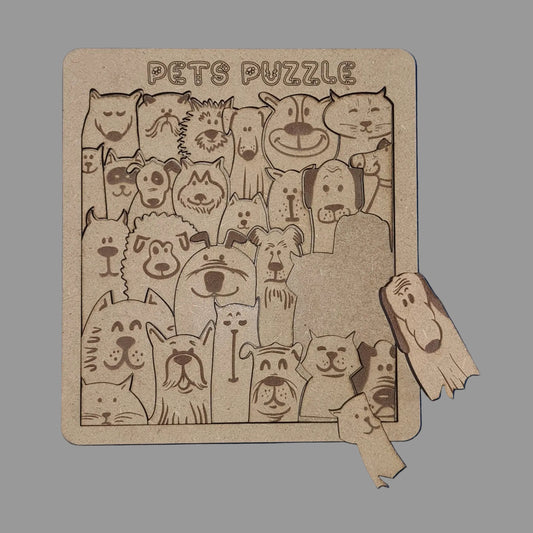 Puzles 2D - Mascotas - Modelo 2