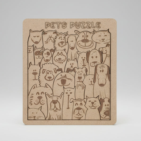 Puzles 2D - Mascotas - Modelo 2