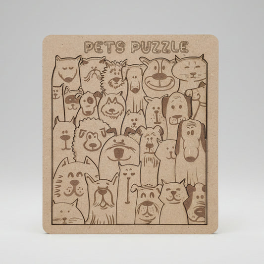 Puzles 2D - Mascotas - Modelo 2