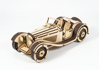 Coche Roadster clásico