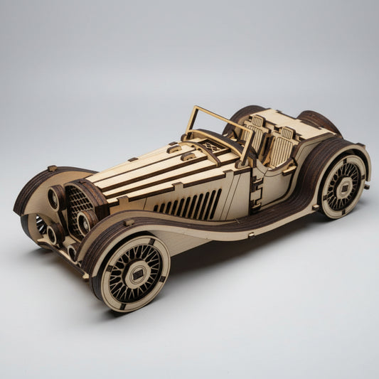 Coche Roadster clásico