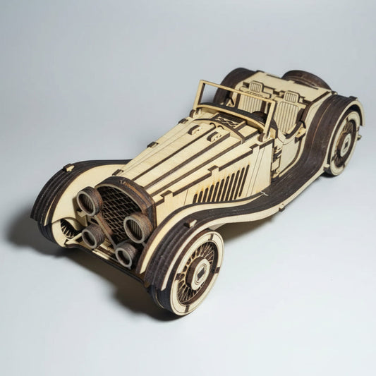 Coche Roadster clásico