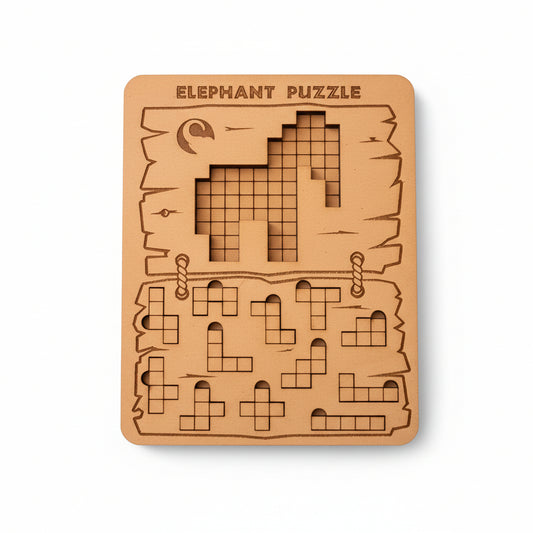 Puzle de elefante- Tetris